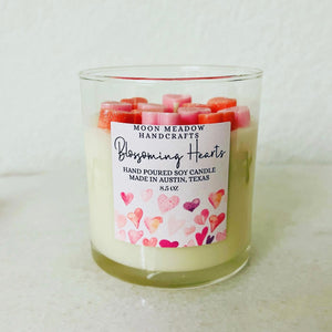 Blossoming Hearts Soy Candle