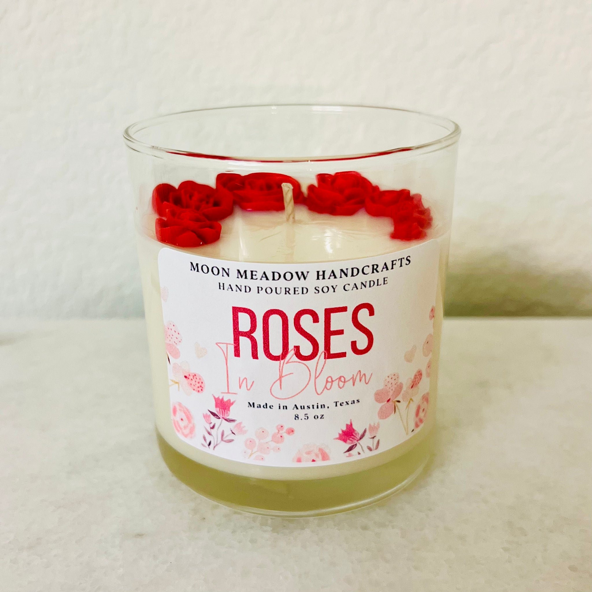 Roses In Bloom Soy Candle