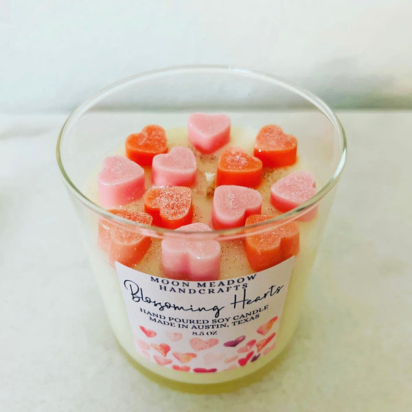 Blossoming Hearts Soy Candle