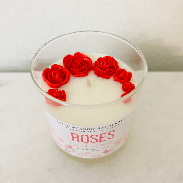 Roses In Bloom Soy Candle
